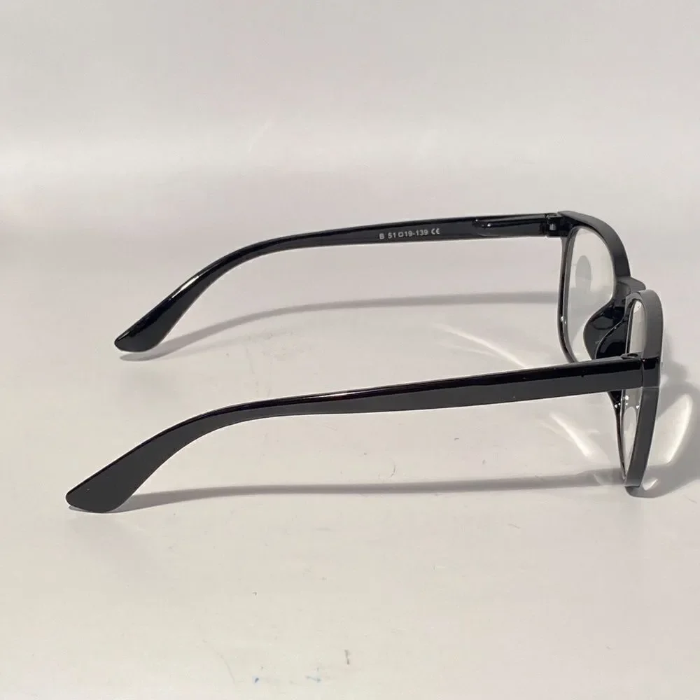 1505 Colette 1.5 Black Reading Glasses Soft Butterfly Readers NWT